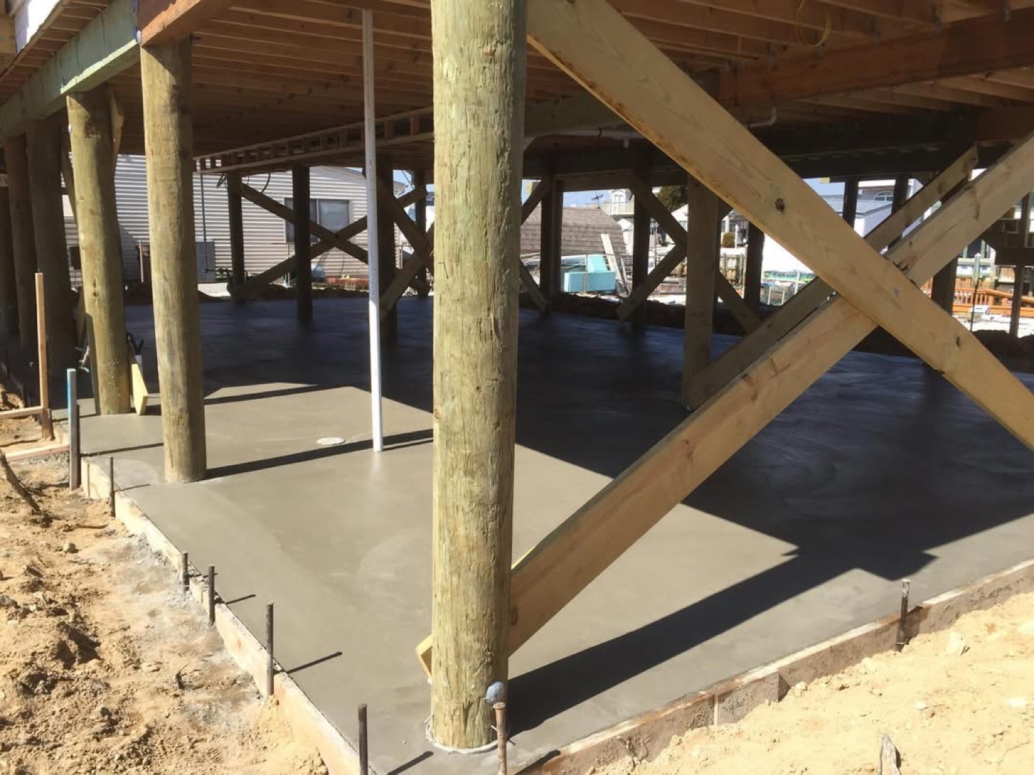 Real Eterno Masonry project — Foundation Work