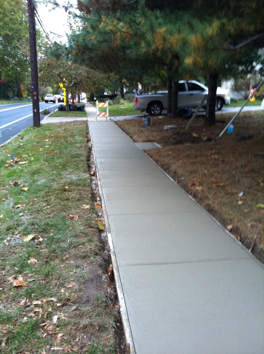Real Eterno Masonry project — Concrete Walkway