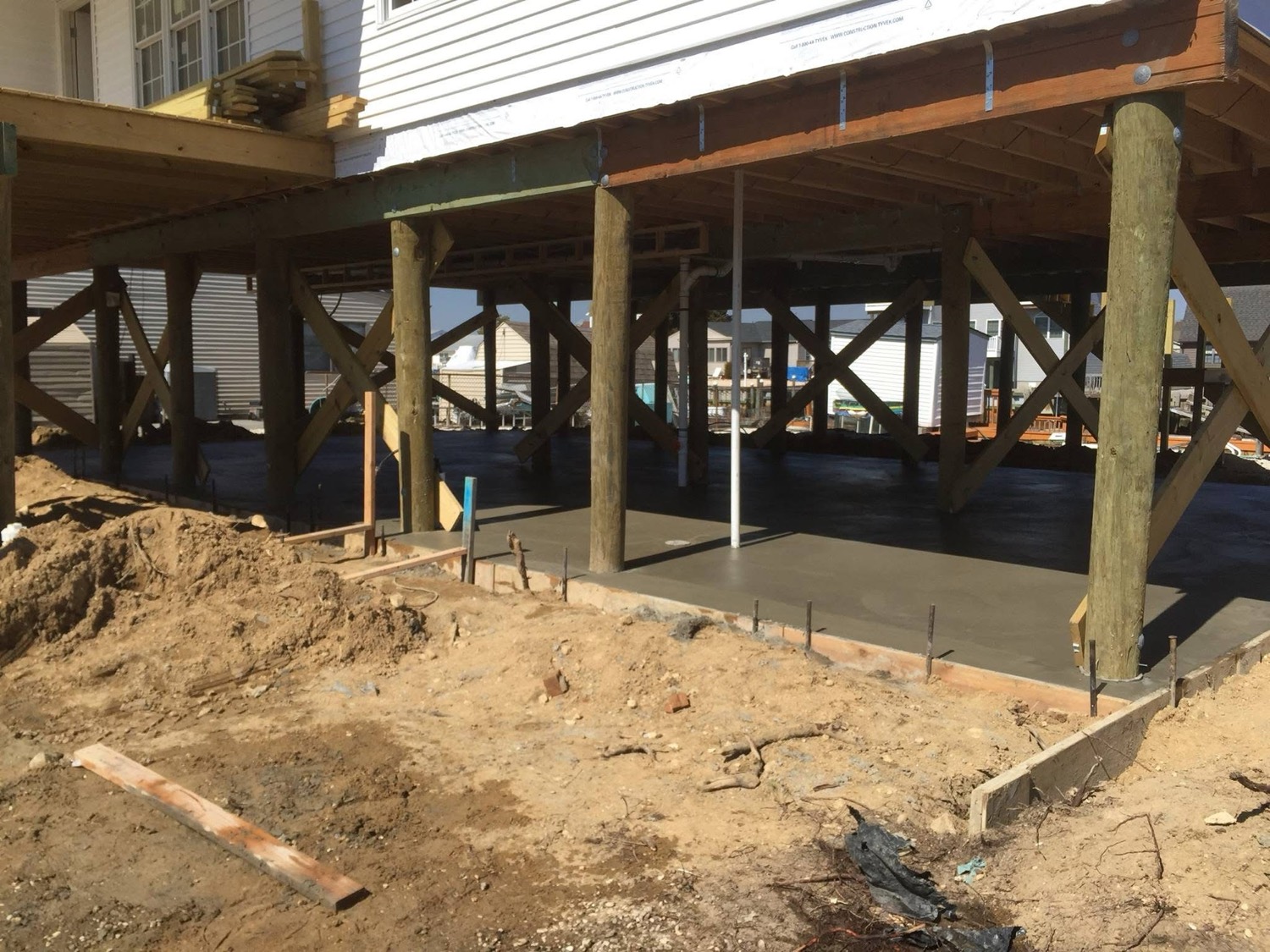 Real Eterno Masonry project — Concrete Slab